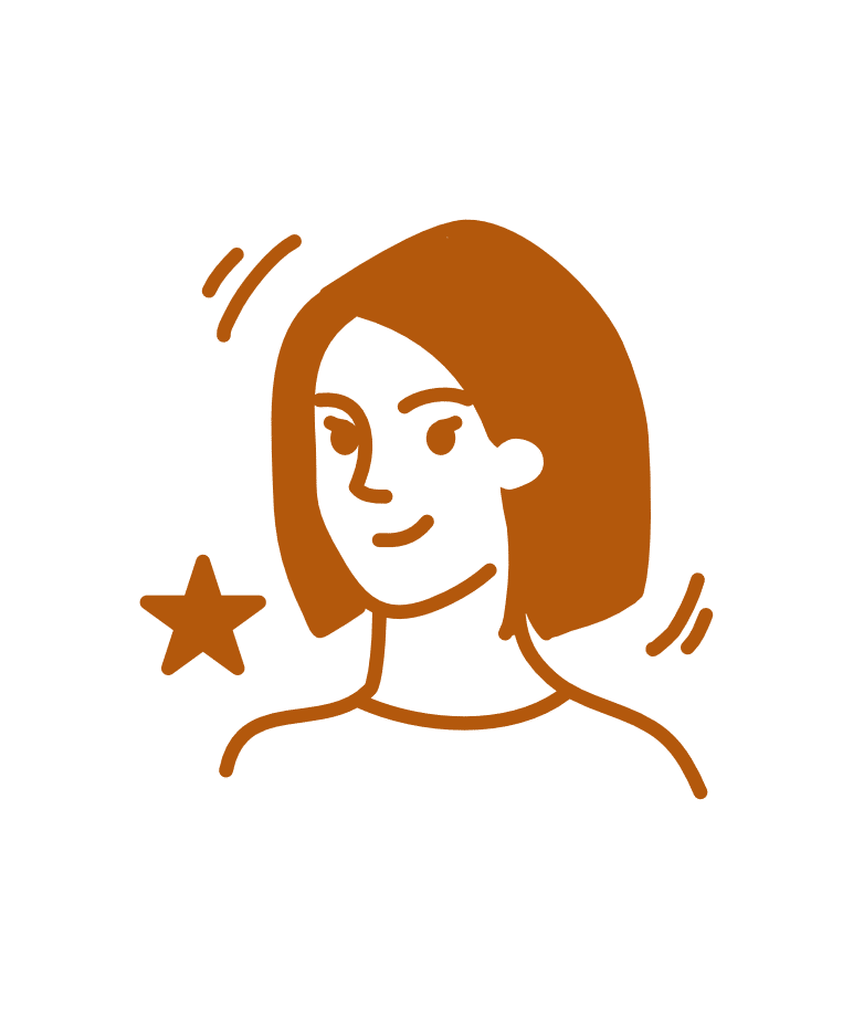 Portrait illustré de Marie-Léa pour représenter son expertise en organisation de voyages.
