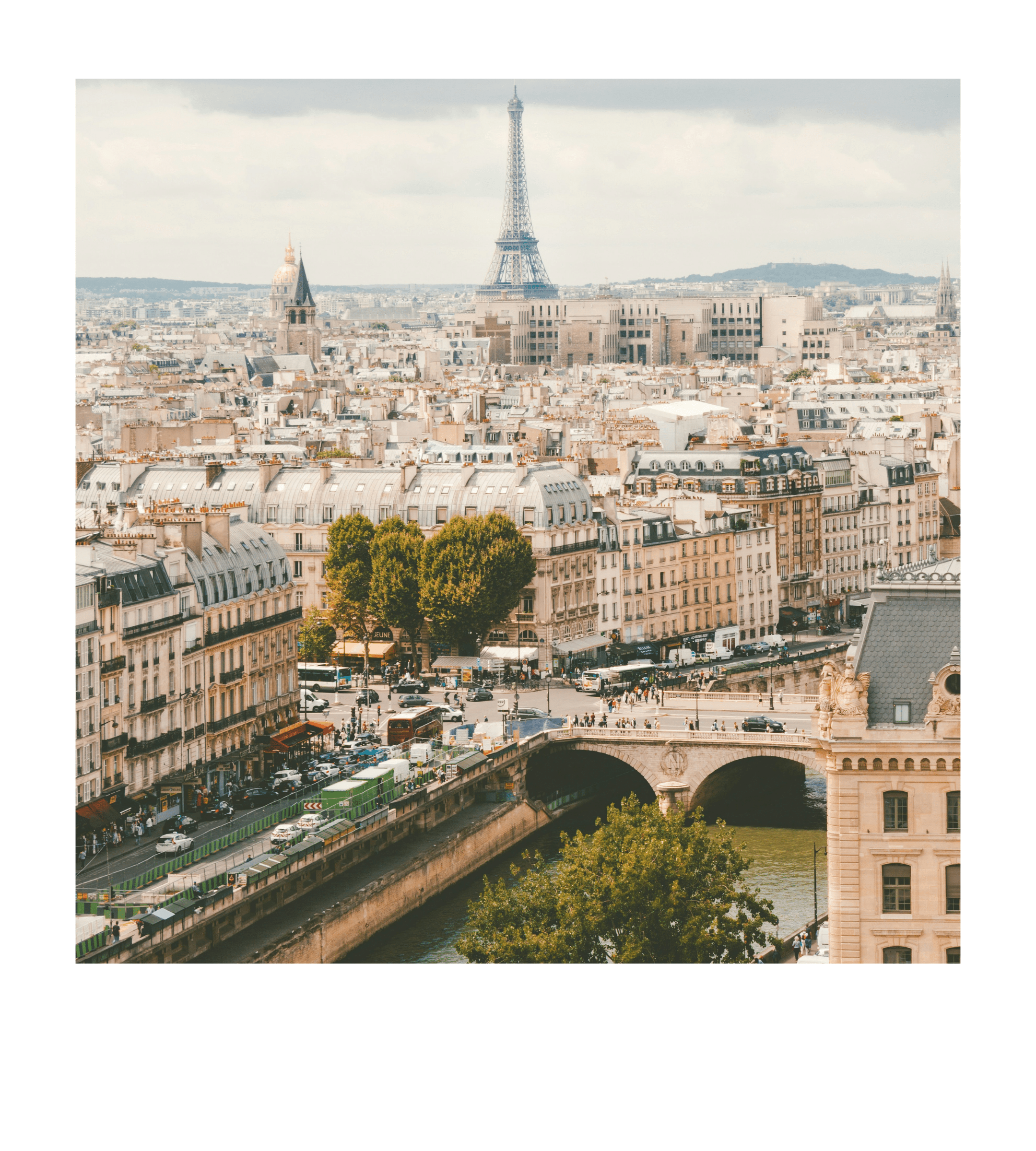 La Tour Eiffel et la seine - séjour à Paris