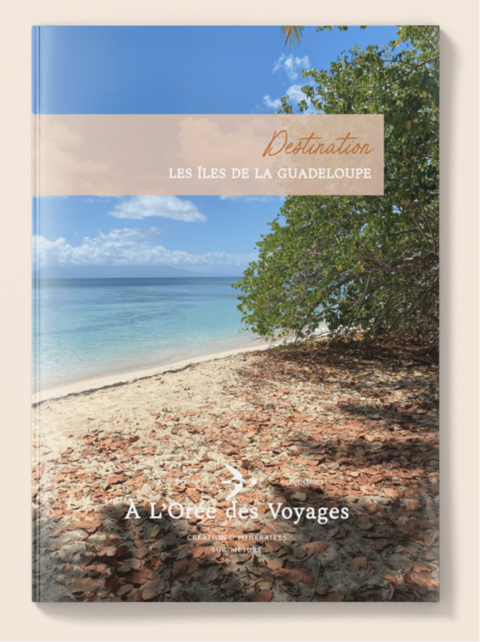 Couverture guide d'itinéraire de voyage Îles de Guadeloupe