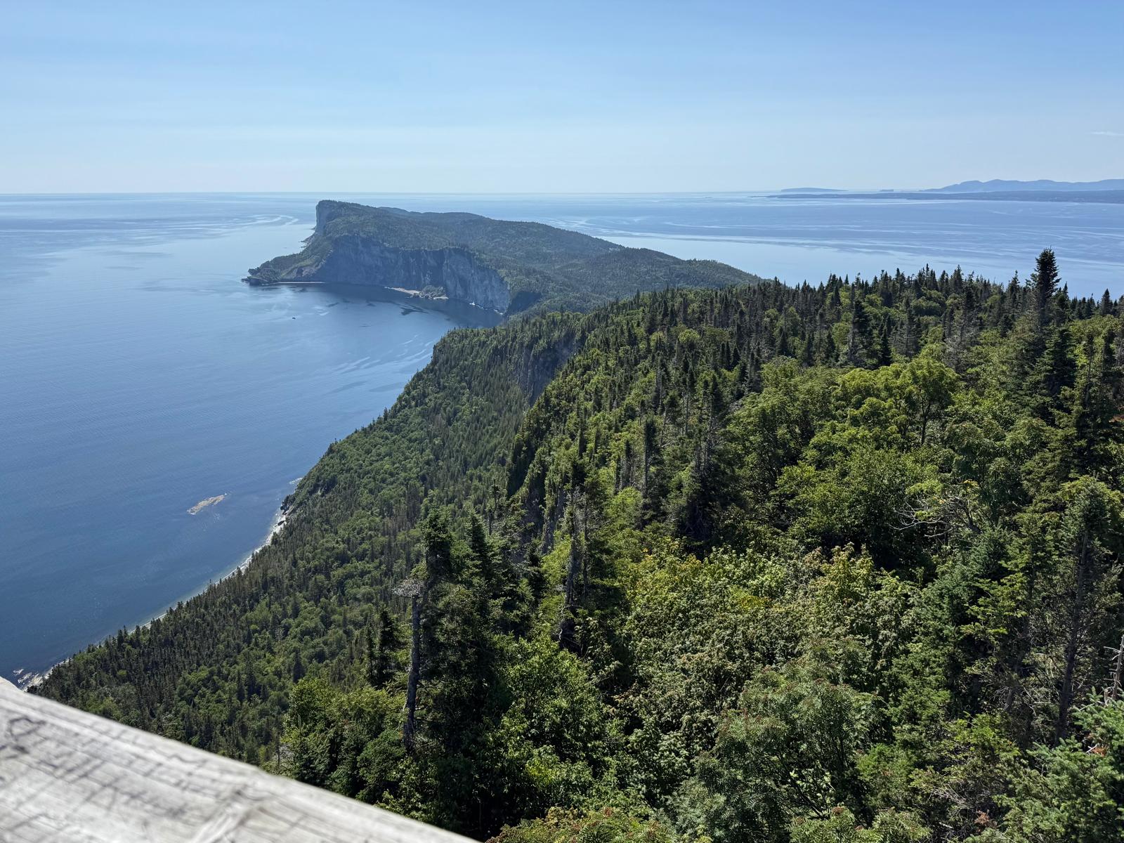 Le Cap-Gaspé vue du belvédère du Mont-Saint-Alban au Parc Forillon en Gaspésie