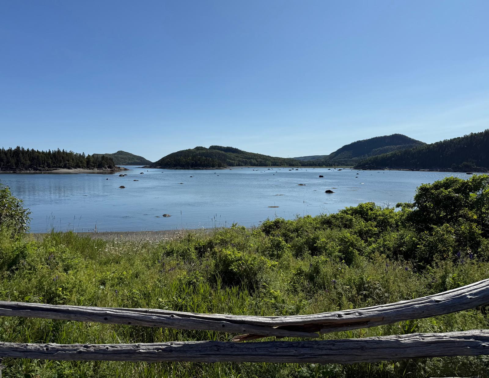 Parc du Bic, vue depuis la Ferme Rioux