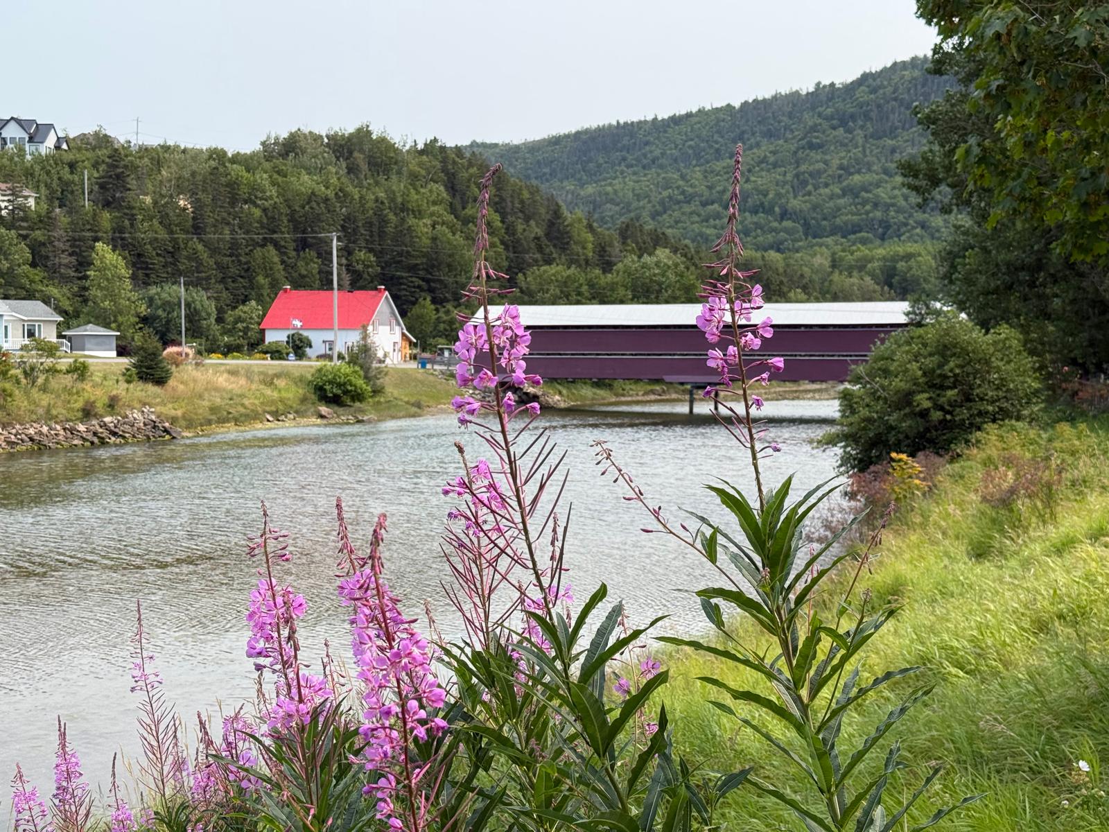 Pont couvert Galipeault à Grande-Vallée en Gaspésie