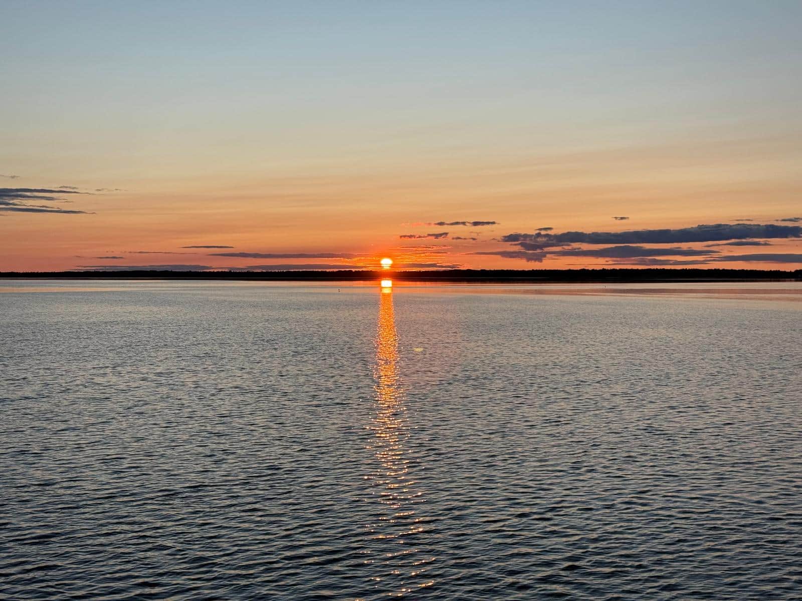 Coucher de soleil à Rimouski